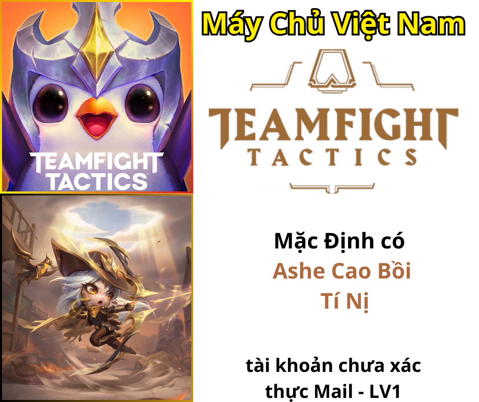 [VN] TFT Ashe Cao Bồi  Tí Nị